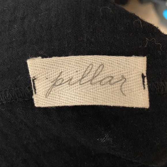 Allison Wonderland Pillar Mara Blouse Sleeveless Black Size 2 - Picture 6 of 8